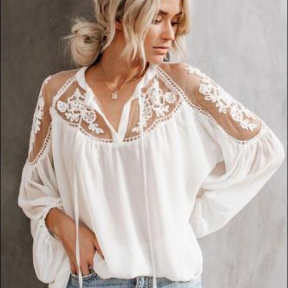 formal lace blouse
